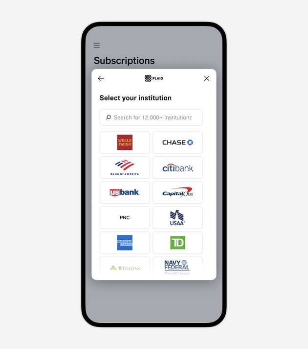 Connect to any bank account