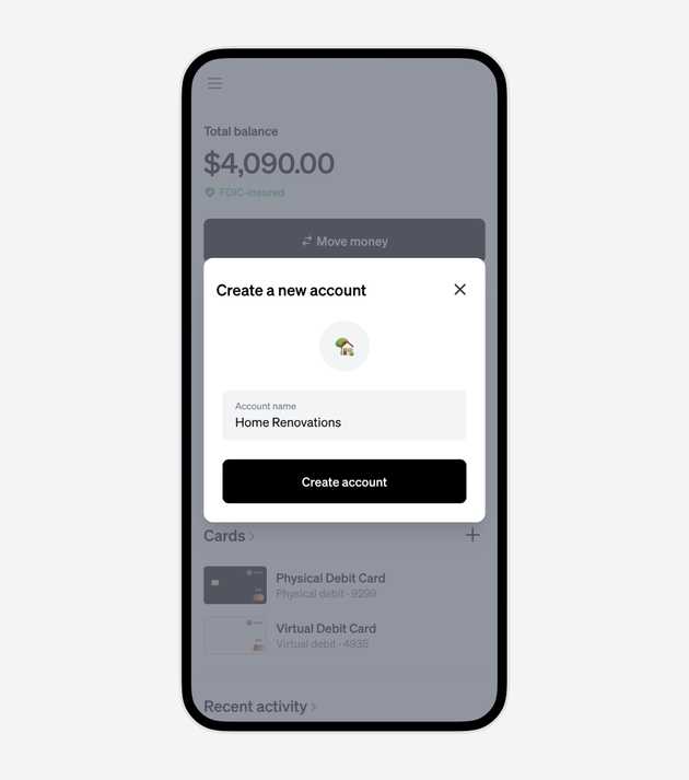Create a new account