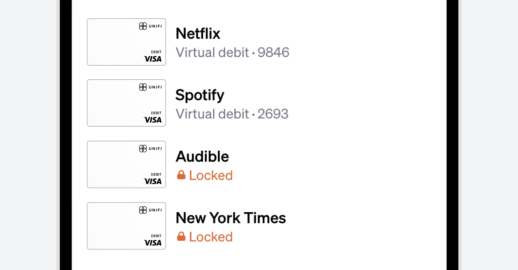 Take Control of Your Subscriptions with UniFi Virtual Cards